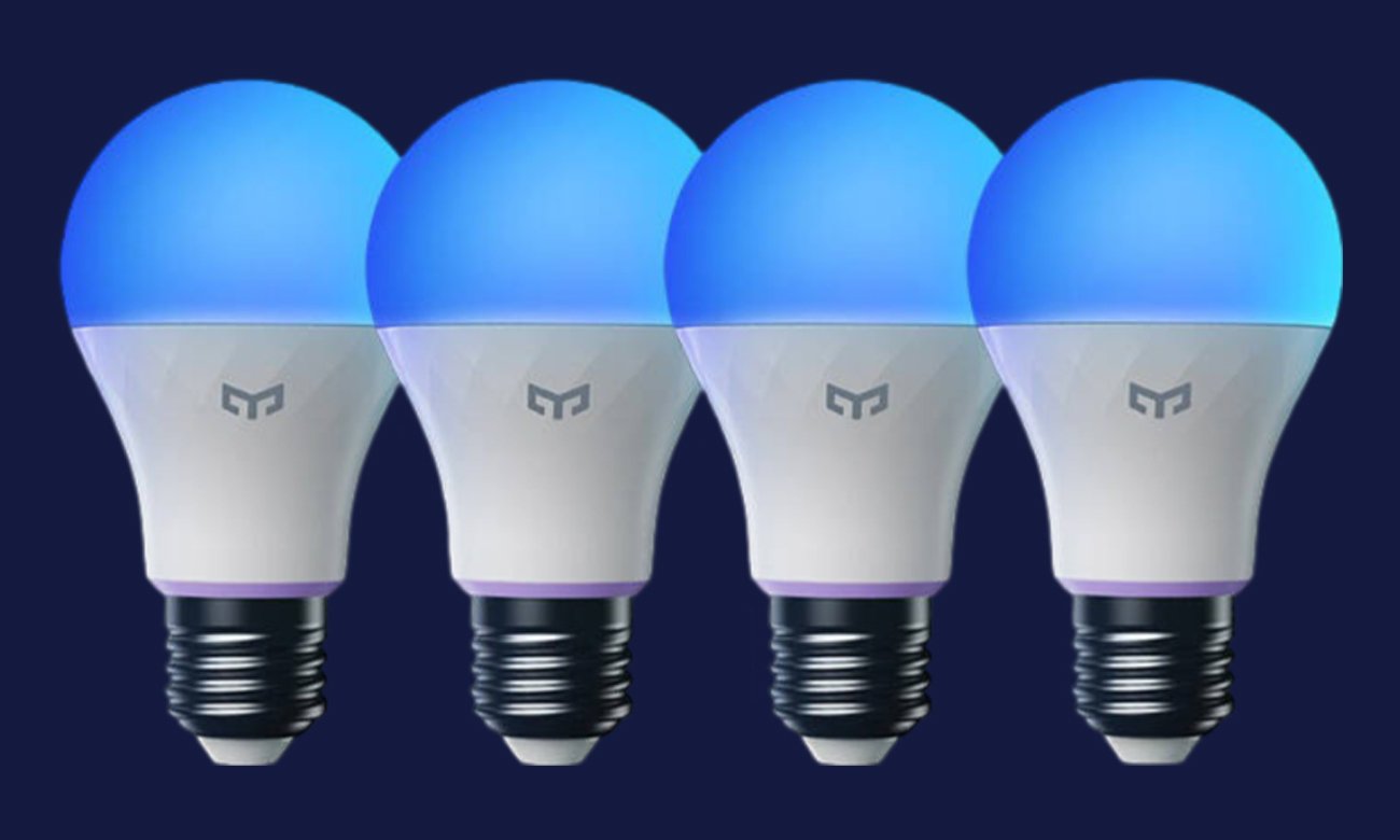 Inteligentna żarówka Yeelight W4 E27 (kolor) - 4 szt. - Grafika z tłem