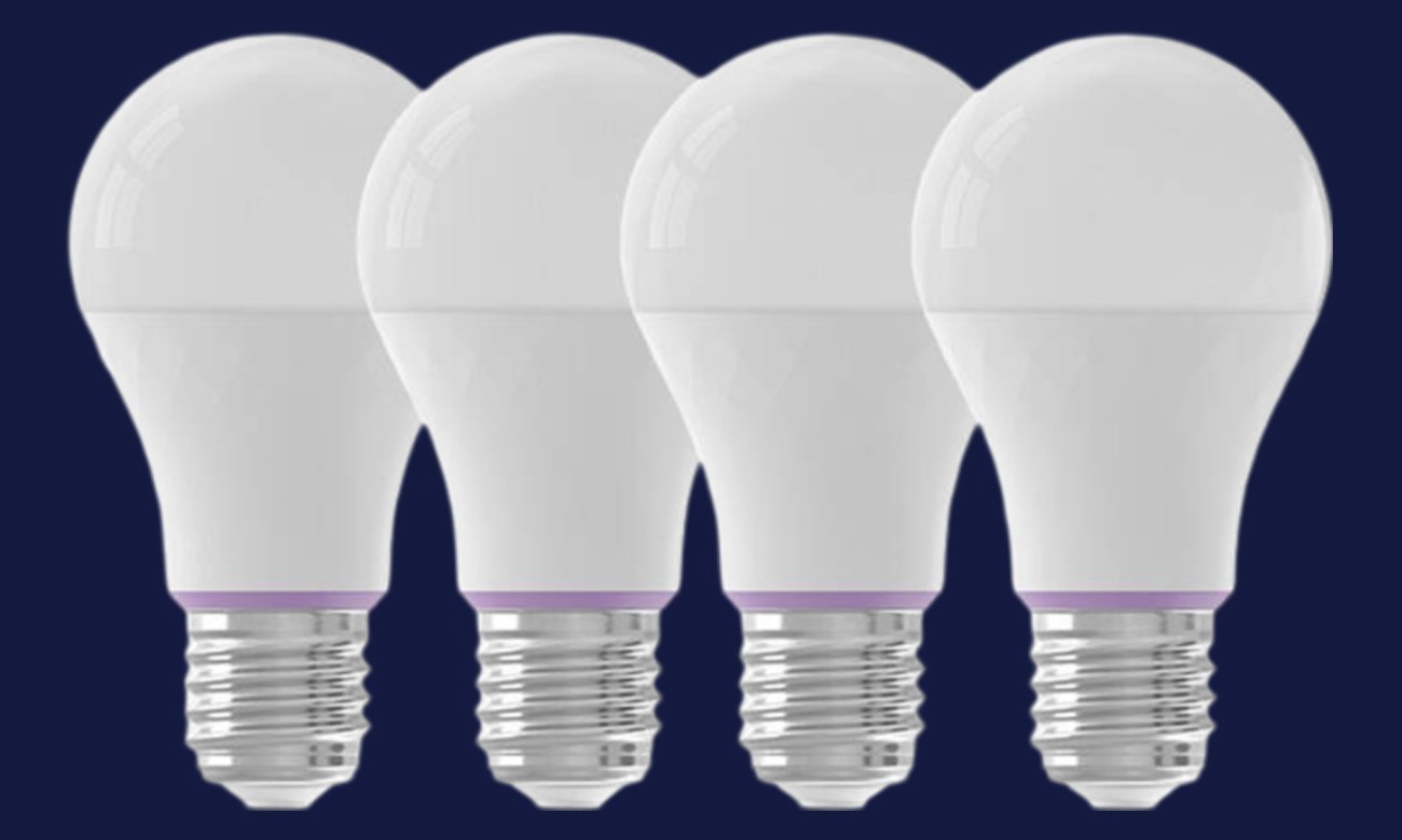 Inteligentna żarówka Yeelight W4 E27 (ściemnialna) - 4 szt. - Grafika z tłem