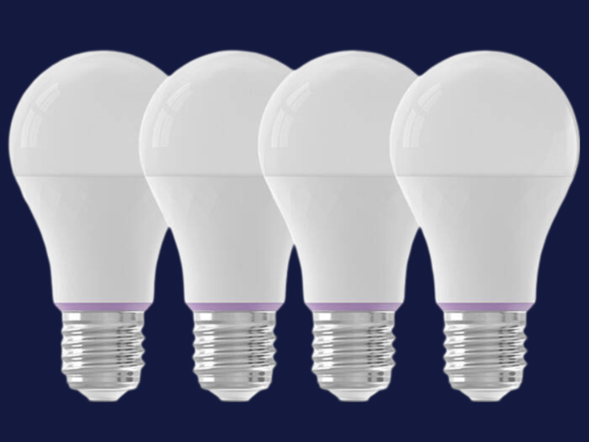 Inteligentna żarówka Yeelight W4 E27 (ściemnialna) - 4 szt. - Grafika z tłem