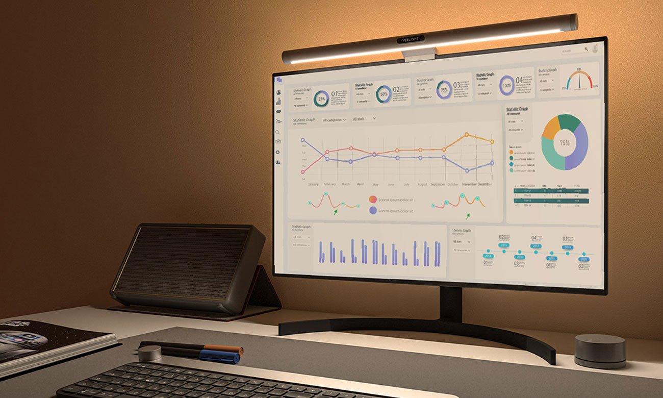 Nox Monitor Light Bar & customizable Monitor Lamp