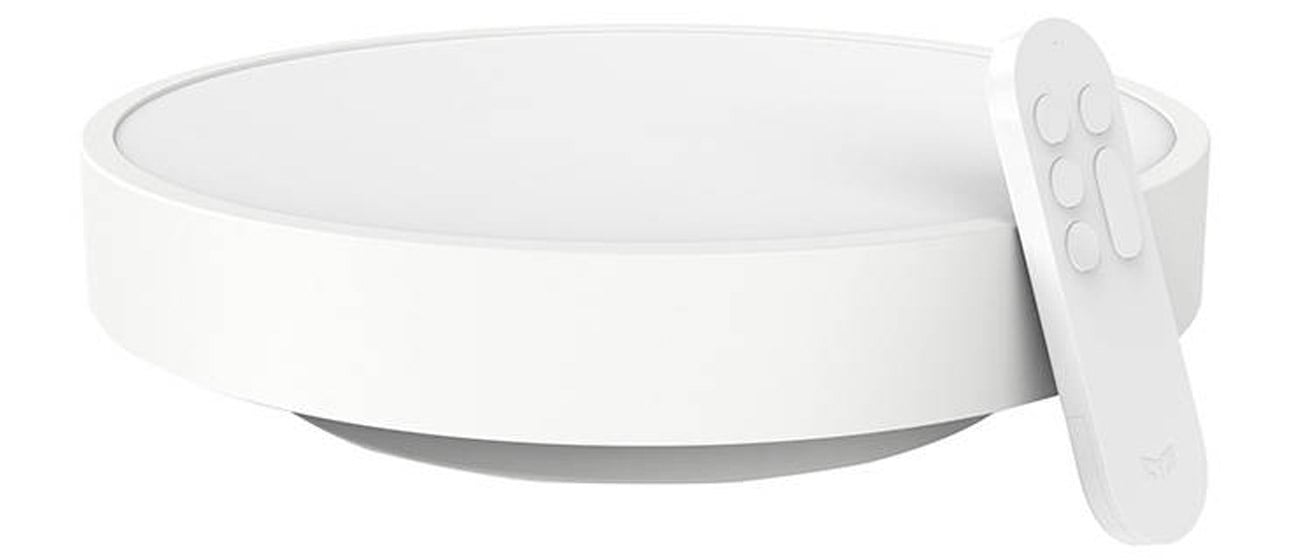Lampa sufitowa Yeelight Light Pro 320 Biała - Widok ogólny wraz z pilotem