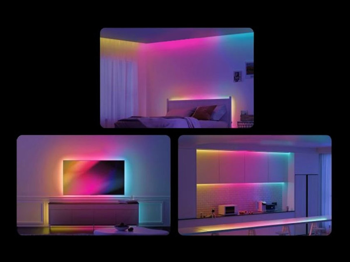 Pasek LED RGBIC Yeelight Basic Strip Lights - Grafika lifestyle