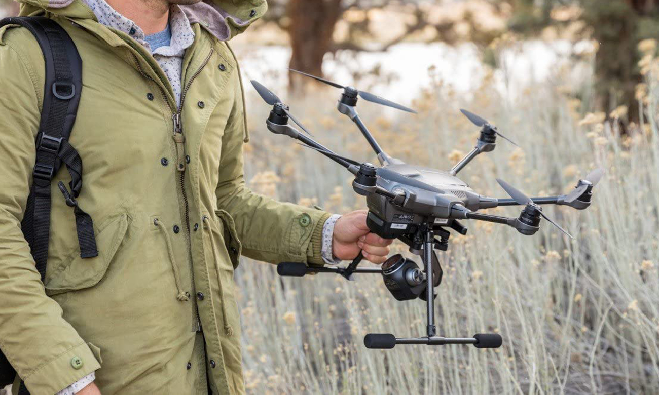Dron Yuneec Typhoon H Plus - Kamera 4K z jednocalowym przetwornikiem obrazu