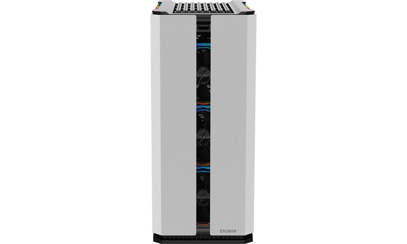 Zalman X3 White - Przód