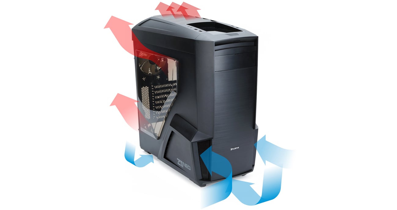 Zalman Z11 NEO Chłodzenie Dysków