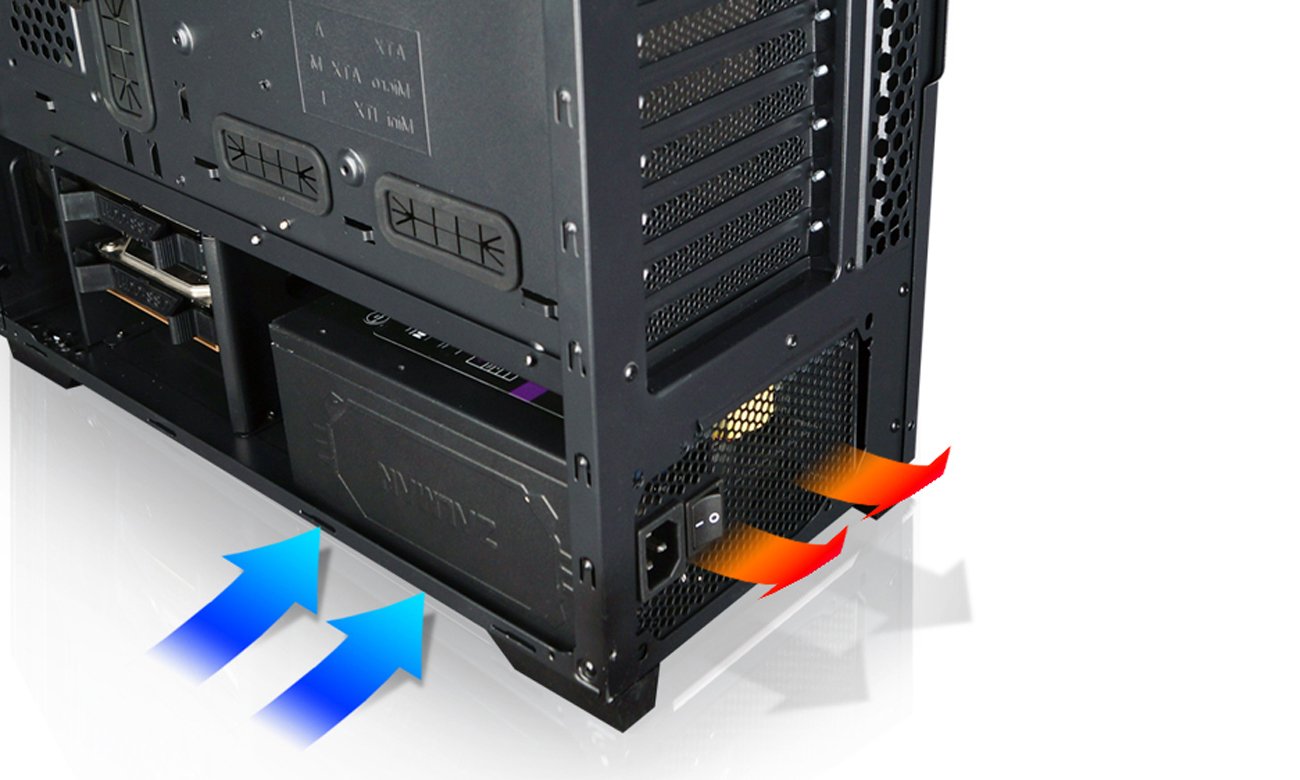 Zalman Z9 Neo Dolny Montaż Zasilacza