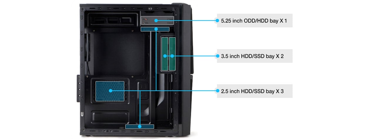 Zalman ZM-T4 czarna USB 3.0 montaż dysków