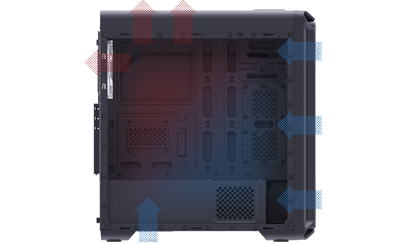 Zalman i3 Wentylacja