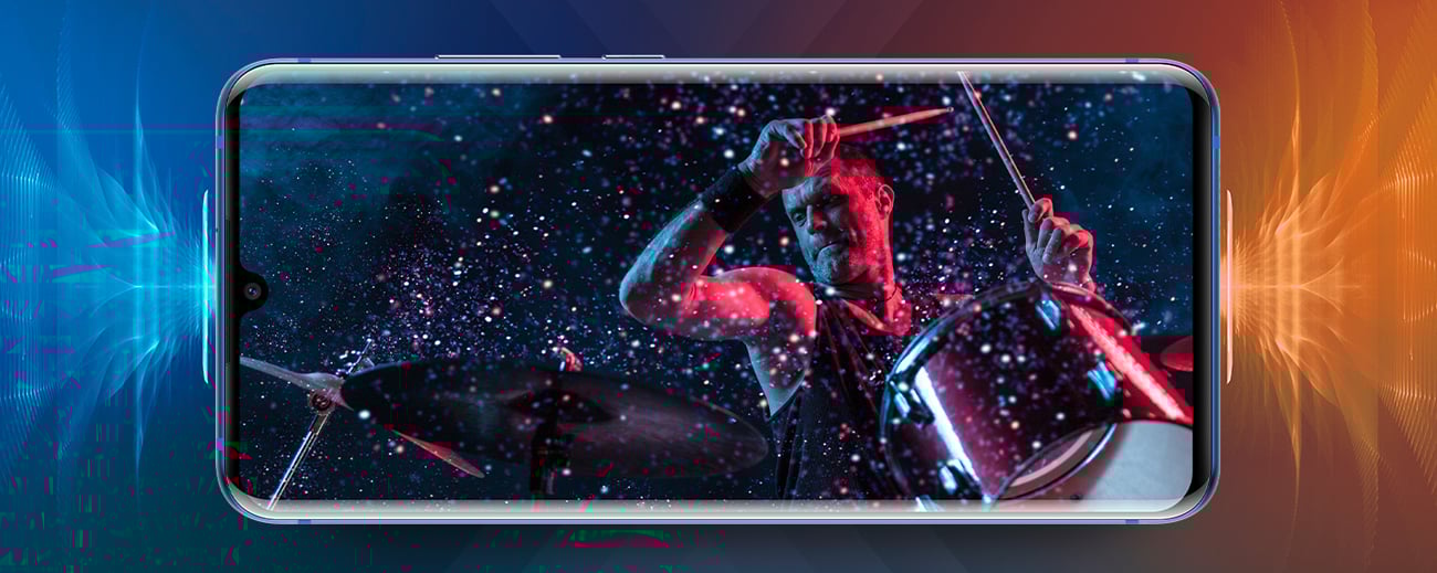 ZTE Axon 10 Pro głosnki stereo 3D dtX