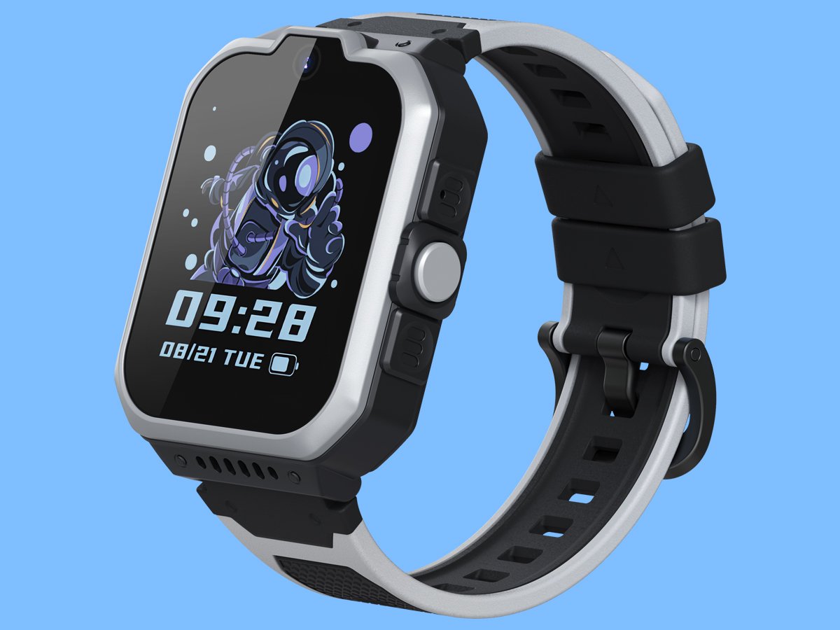 Smartwatch ZTE Kids Watch K1 Pro LTE Grau - Grafik mit Hintergrund