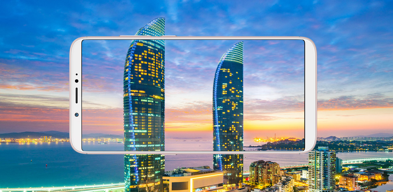 ZTE Nubia V18 panoramiczny ekran fullvision