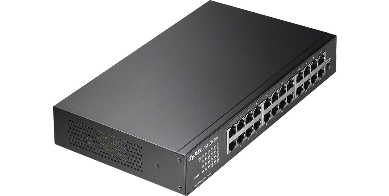Switch Zyxel 24p GS1100-24 widok od góry