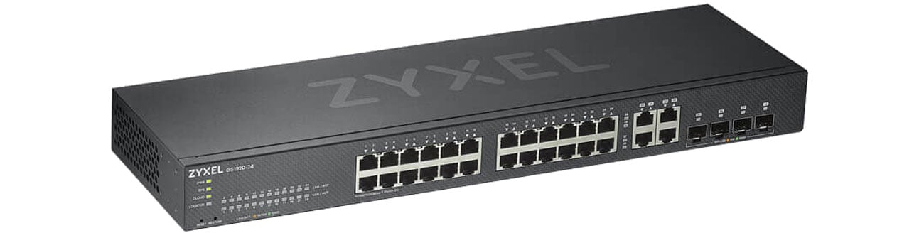 Switch Zyxel 28p GS1920-24v2 (24x100/1000Mbit 4xRJ-45/SFP)