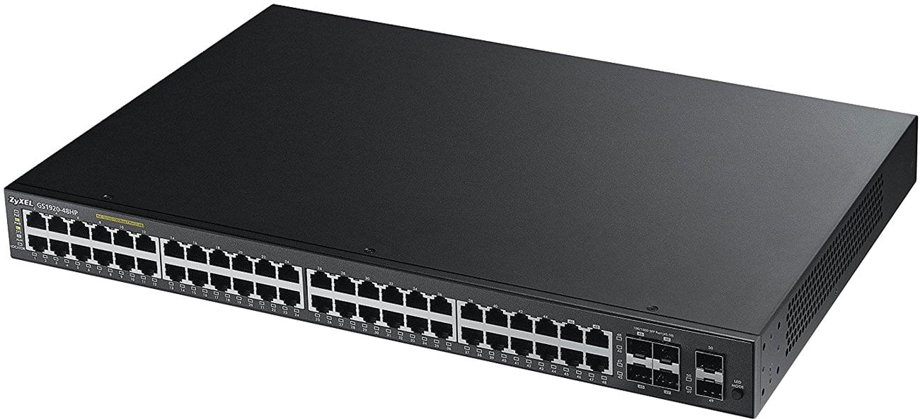 Switch Zyxel 50p GS1920-48HP (44x100/1000Mbit 4xSFP, 2xSFP+)