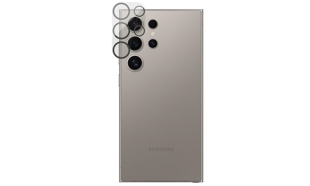 Szkło Zagg InvisibleShield Glass Elite do aparatu Samsung Galaxy S24 Ultra