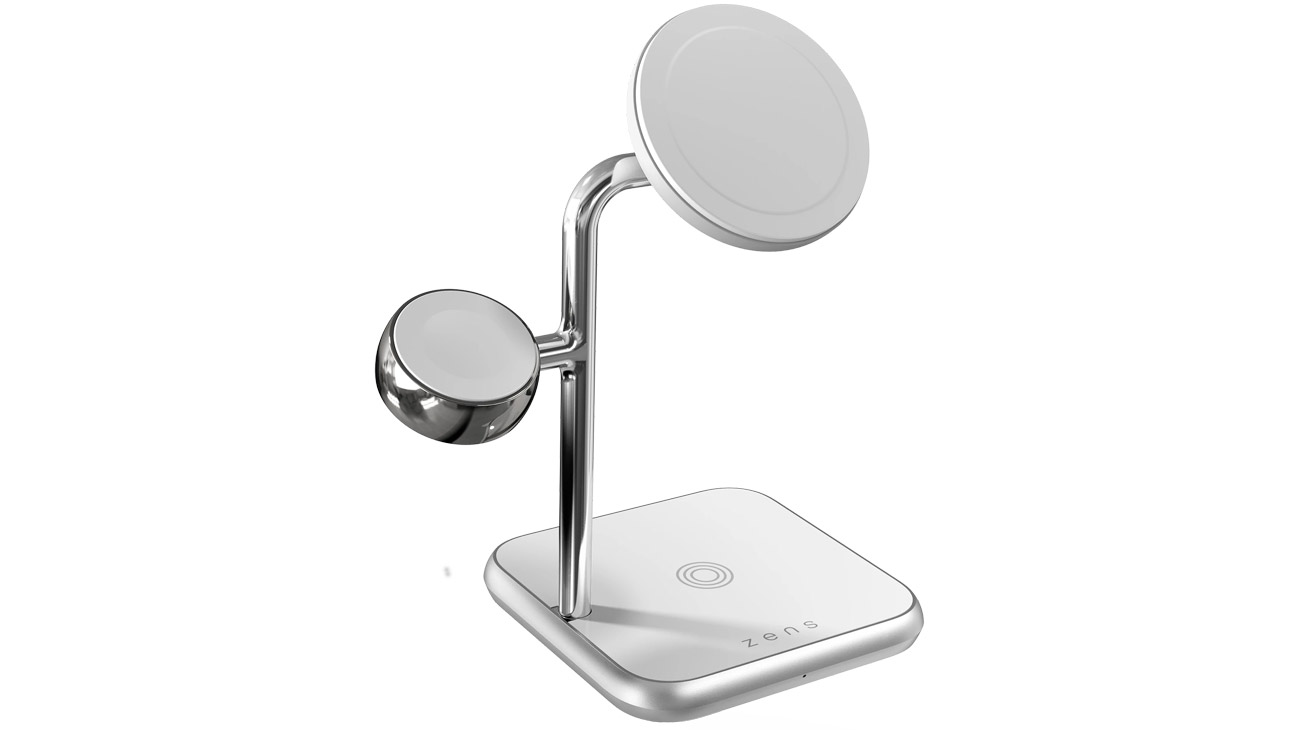 Ładowarka Zens 4-in-1 MagSafe + Watch Wireless Charging Station (biała)