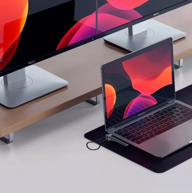 Zenwire BYL-2211 stanowisko z dwoma monitorami