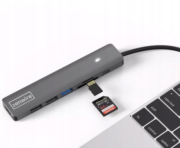 Czytnik SD i microSD Zenwire BS-HC703