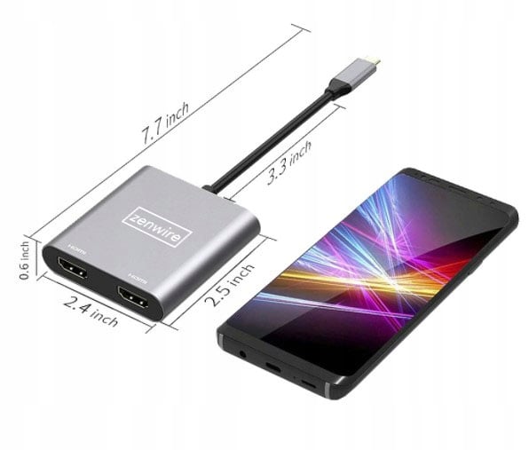 Kompaktowy adapter Zenwire BYL-2309