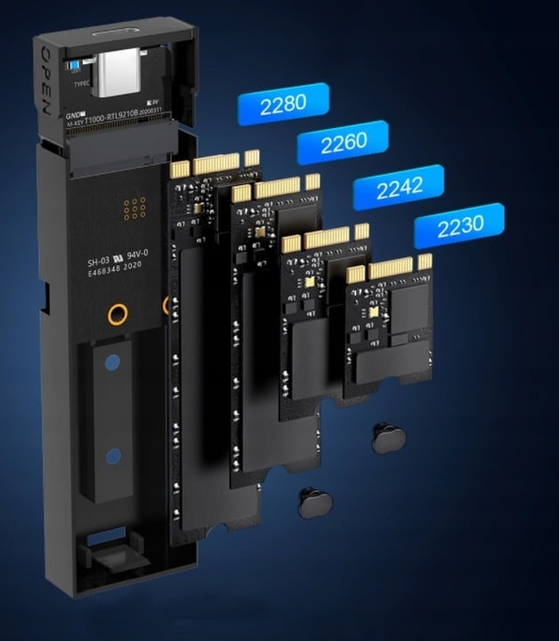 Zenwire BS-2809SN obudowa SSD M.2 NVMe i SATA