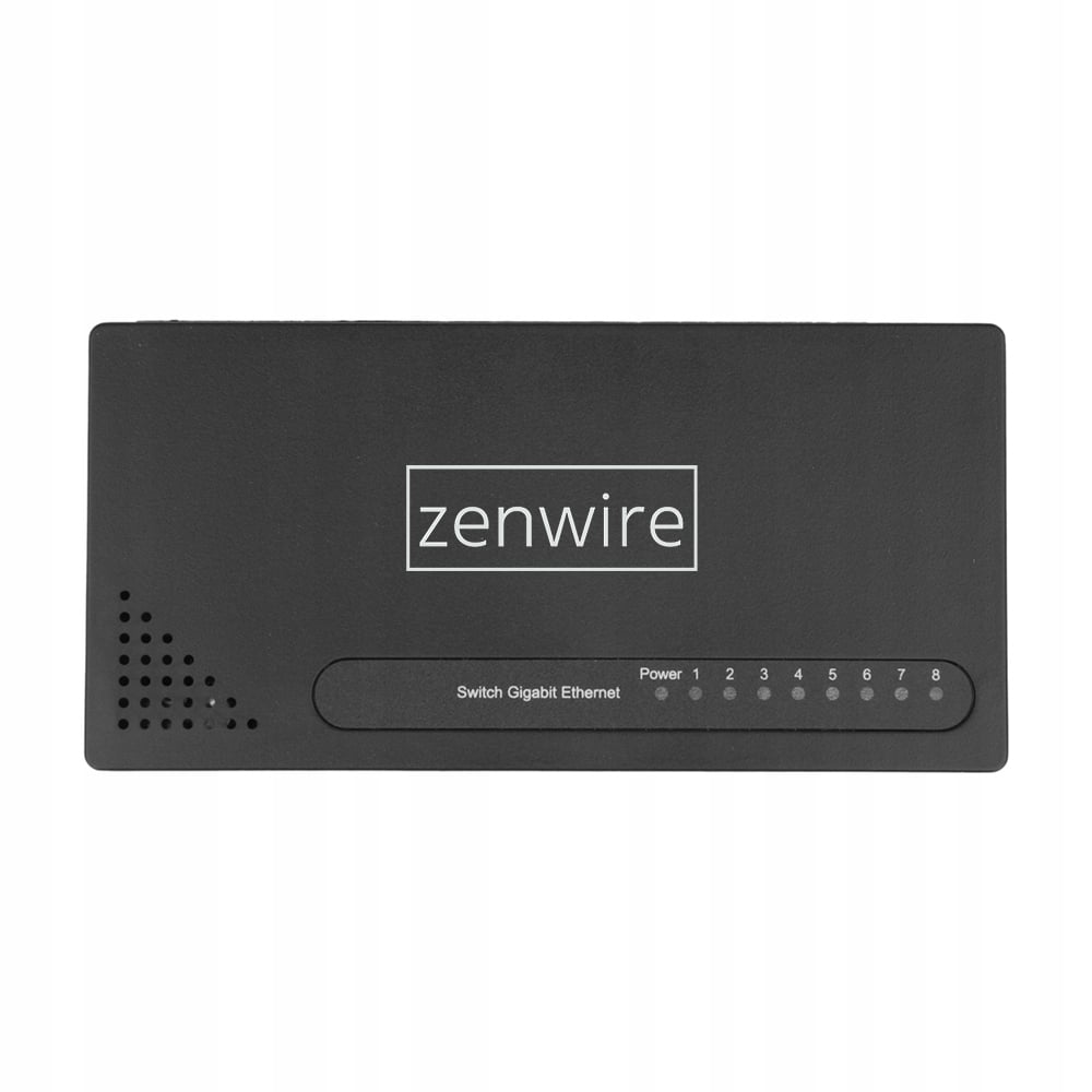 Wskaźniki LED portów switcha Zenwire SG1008