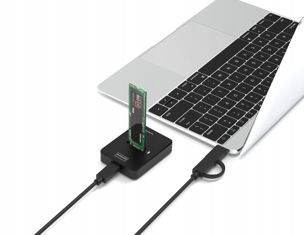 Obsługiwane dyski NVMe PCIe i SATA w Zenwire SD-03
