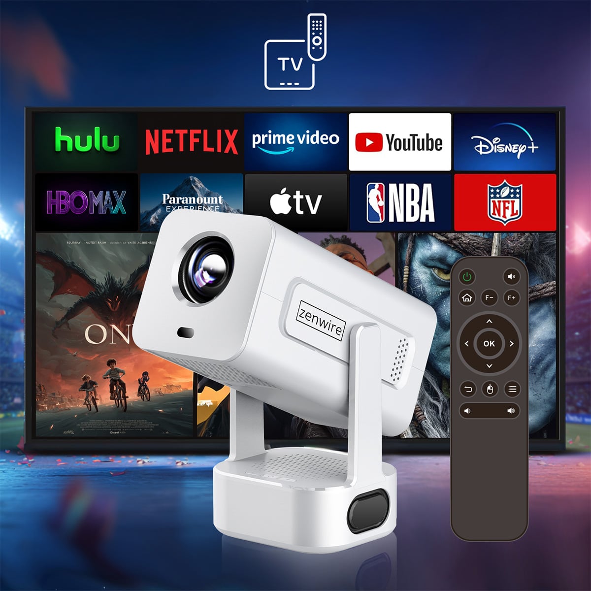 Projektor Zenwire PrimeView IMC360 z Android 13