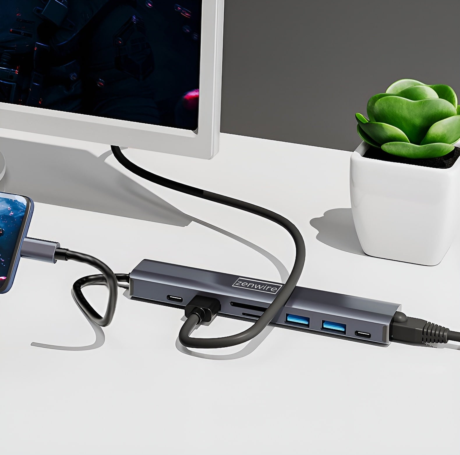 Porty USB 5 Gb/s Zenwire HUB81