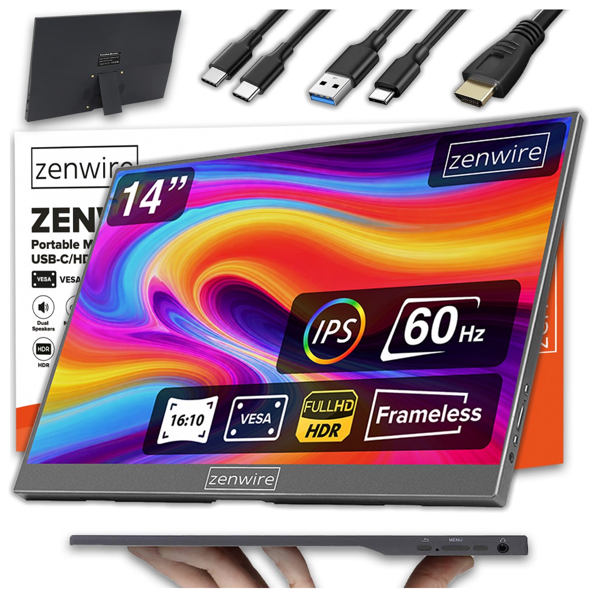 Przenośny monitor Zenwire AMG14 14 cali