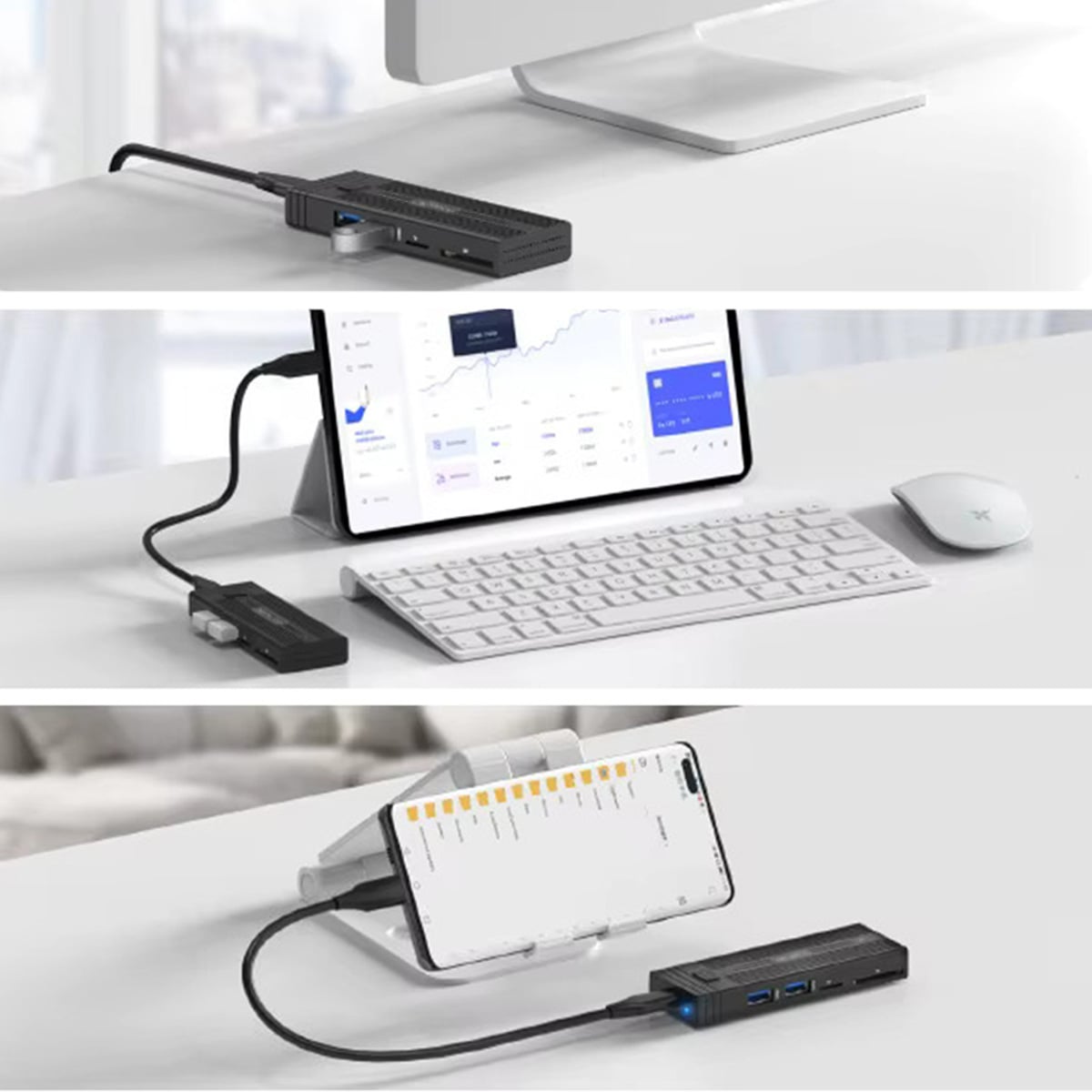 Kompatybilność Zenwire HUB63 z komputerem tabletem i smartfonem