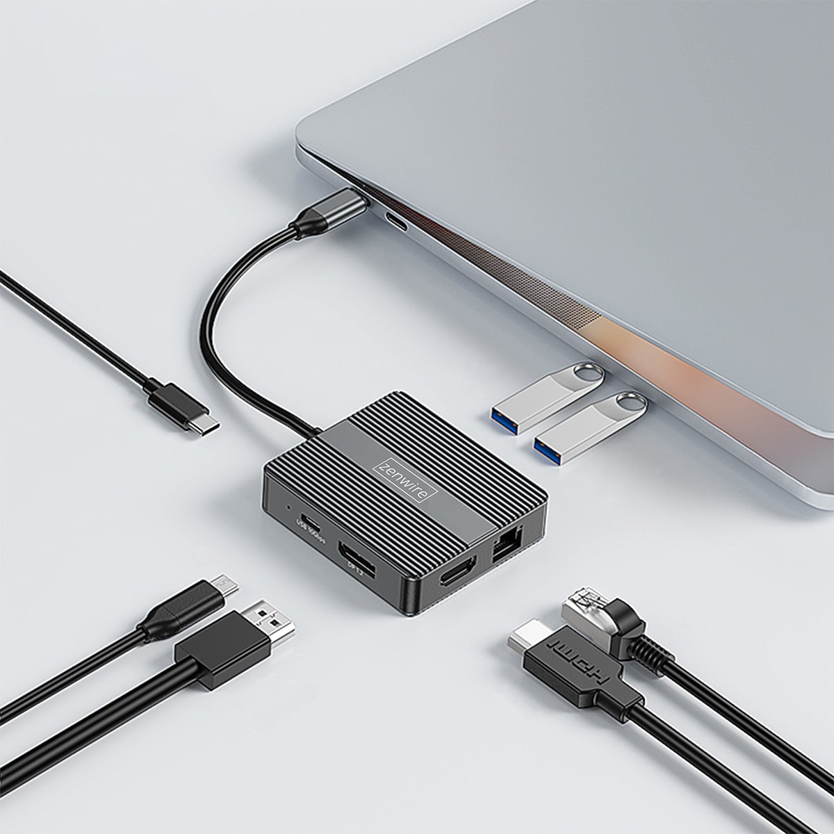 HDMI i DisplayPort 4K 60 Hz Zenwire BS-HP706