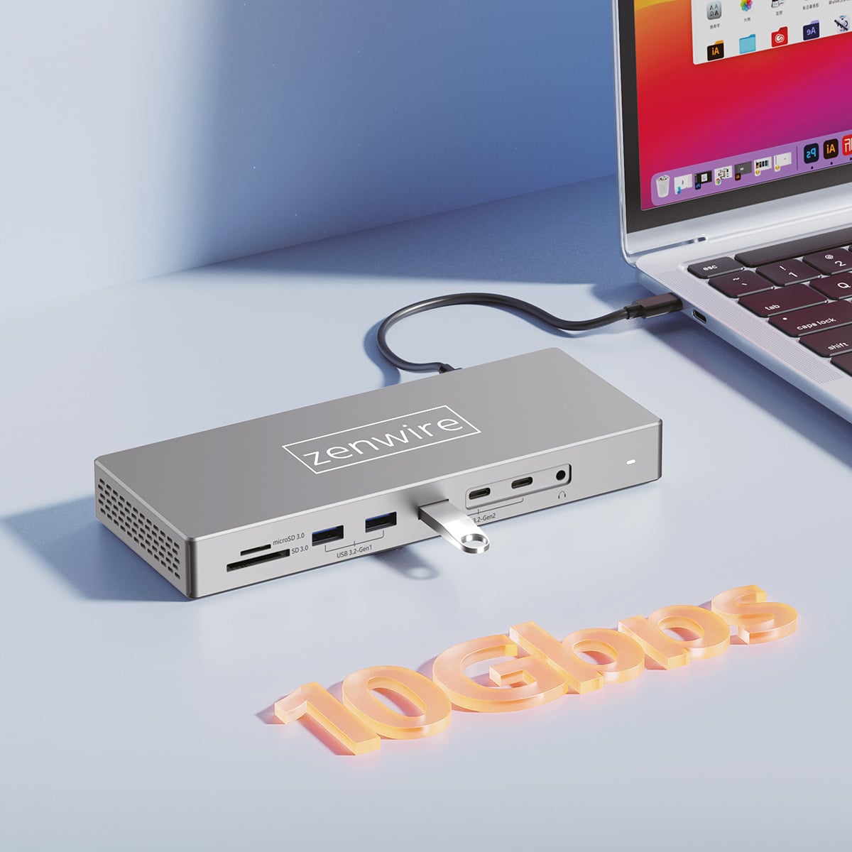 Zenwire BS-HD1601 jako stacja dokująca do laptopa