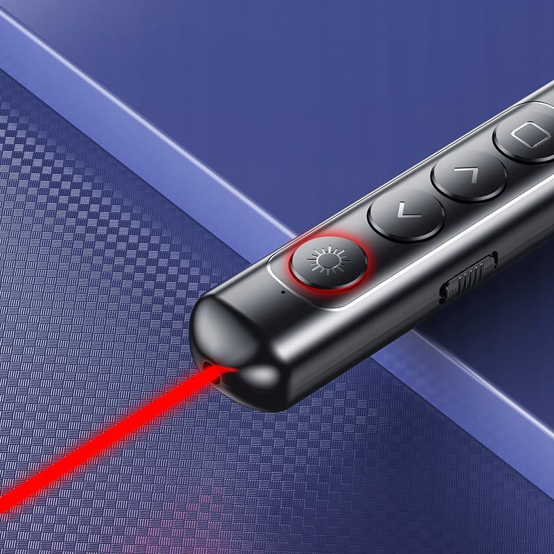 Czerwony laser i zasięg prezentera Zenwire S9