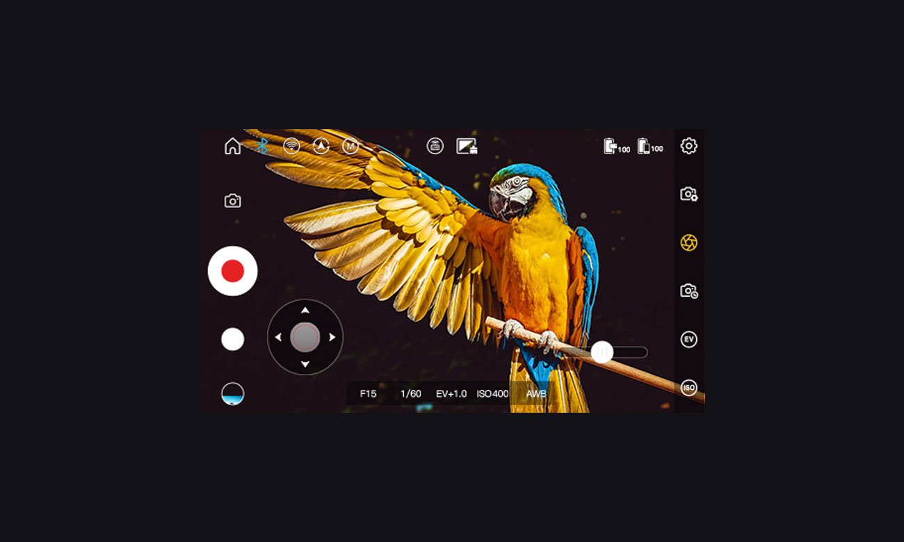 Zhiyun WeeBill Lab Ustawienia W Czasie Rzeczywistym