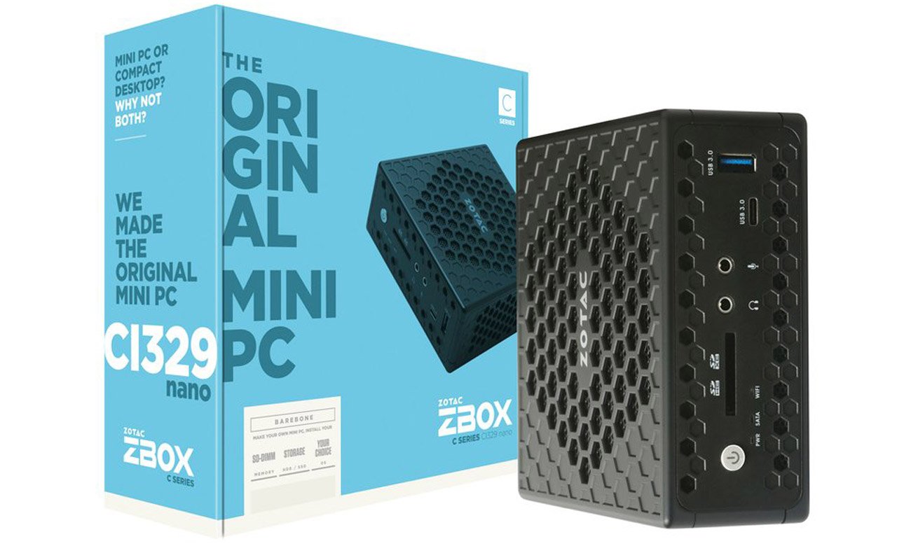 Mini-PC Zotac CI329 N4100 2.5''SATA BOX