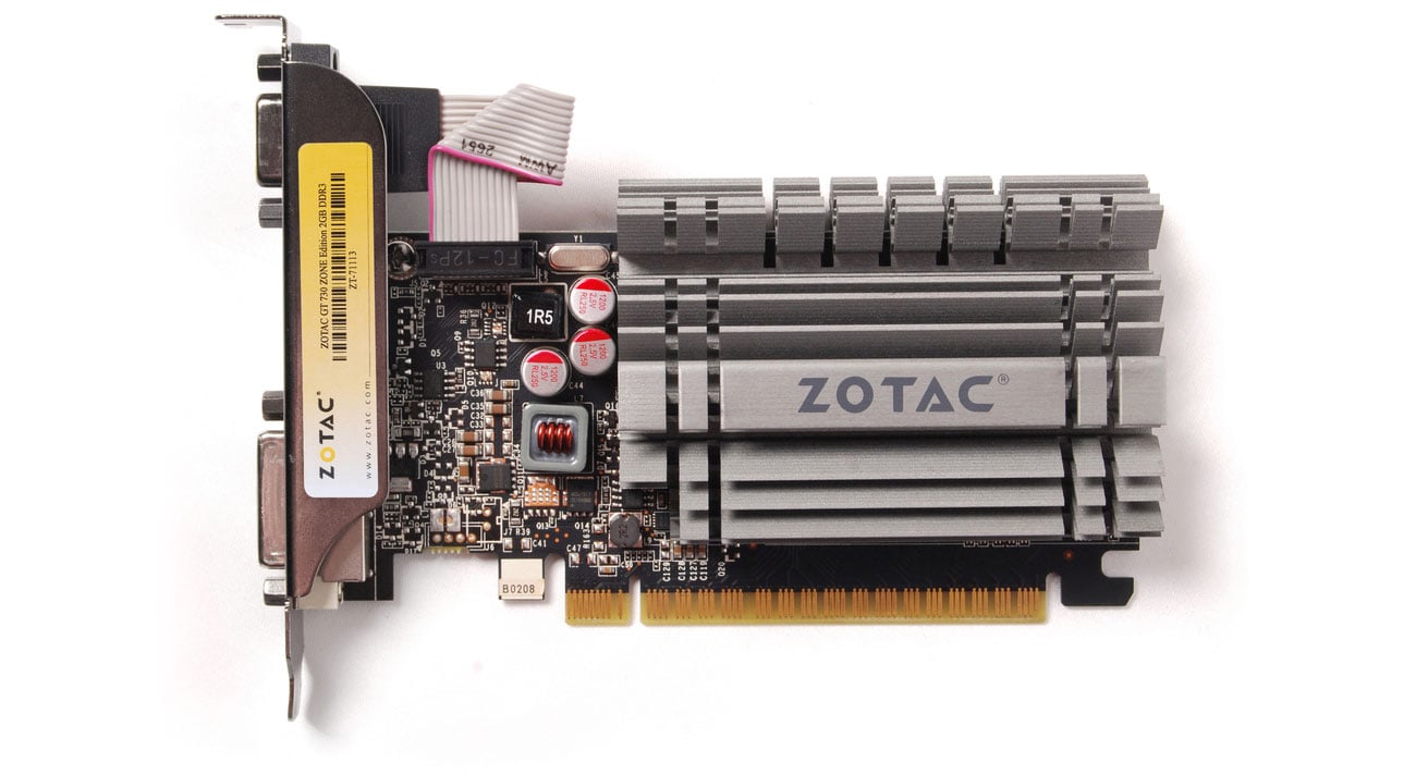 Karta graficzna NVIDIA Zotac GeForce GT 730 ZONE Edition Low Profile 2GB DDR3 ZT-71113-20L