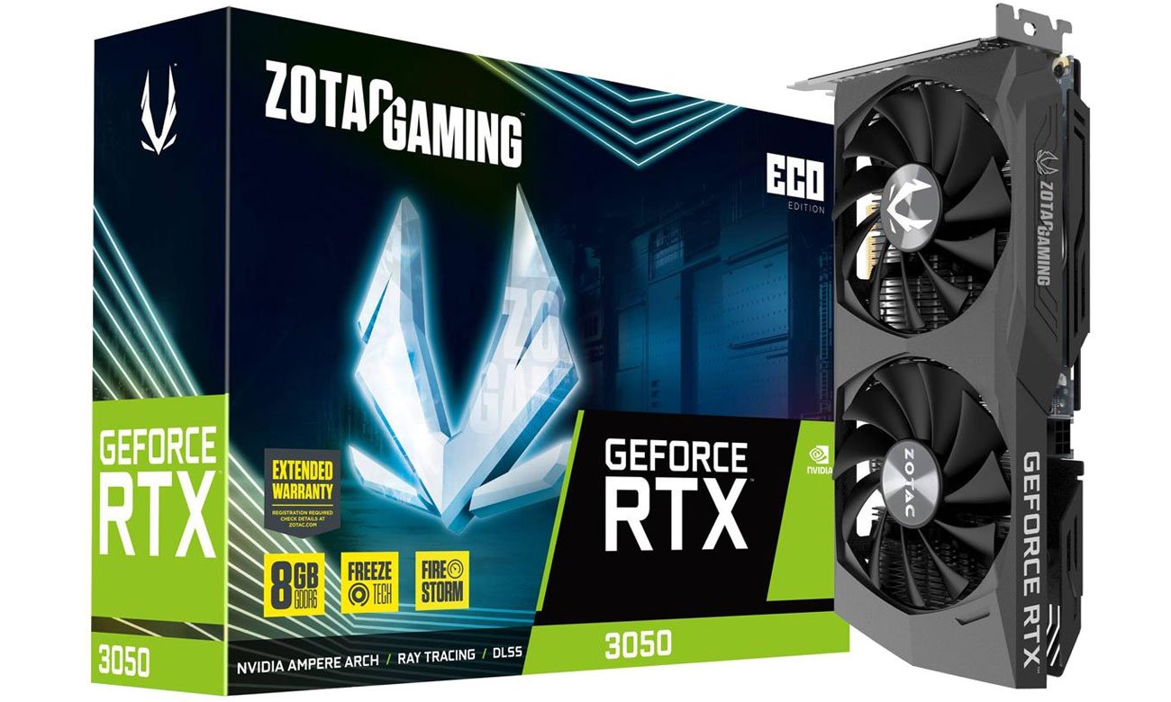 Zotac GeForce RTX 3050 ECO 8 GB GDDR6