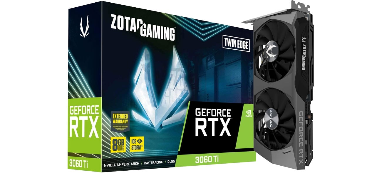 Zotac GeForce RTX 3060 Ti Gaming Twin Edge LHR 8GB GDDR6 ZT-A30610E-10MLHR