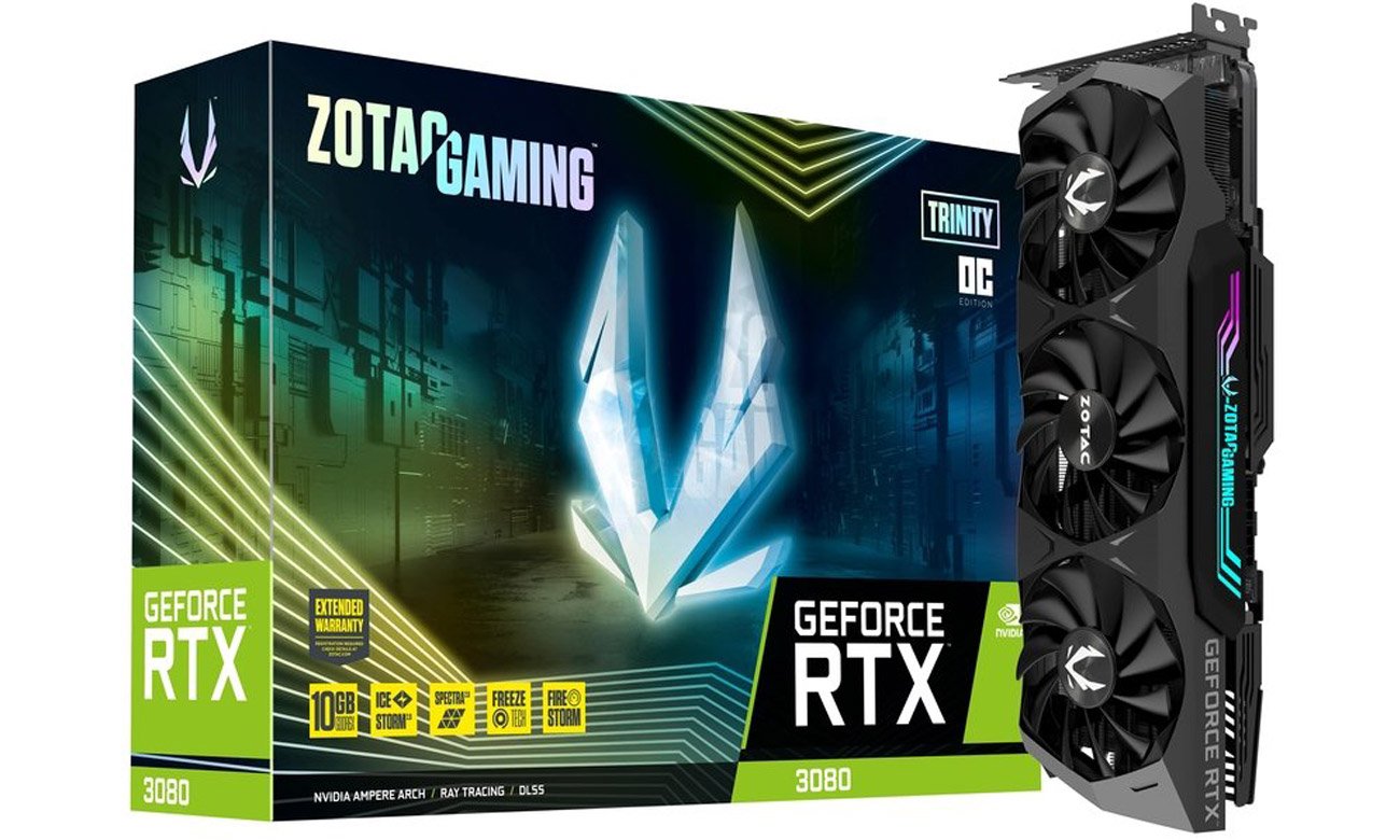 Karta graficzna Zotac GeForce RTX 3080 Gaming Trinity OC LHR 10GB