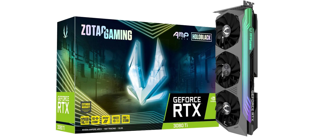 Zotac GeForce RTX 3080 Ti Gaming AMP Holo 12 ГБ GDDRX6 ZT-A30810F-10P