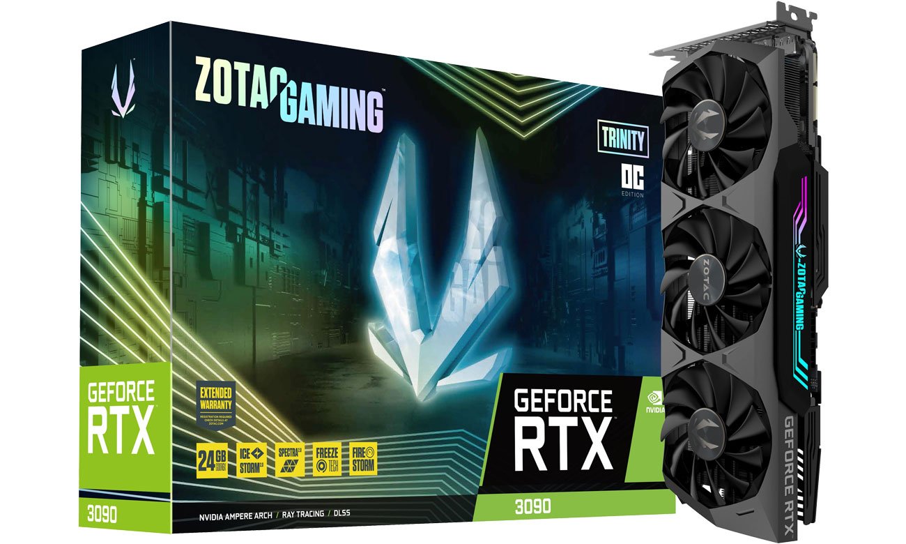 Zotac GeForce RTX 3090 Gaming Trinity OC 24GB GDDR6X ZT-A30900J-10P