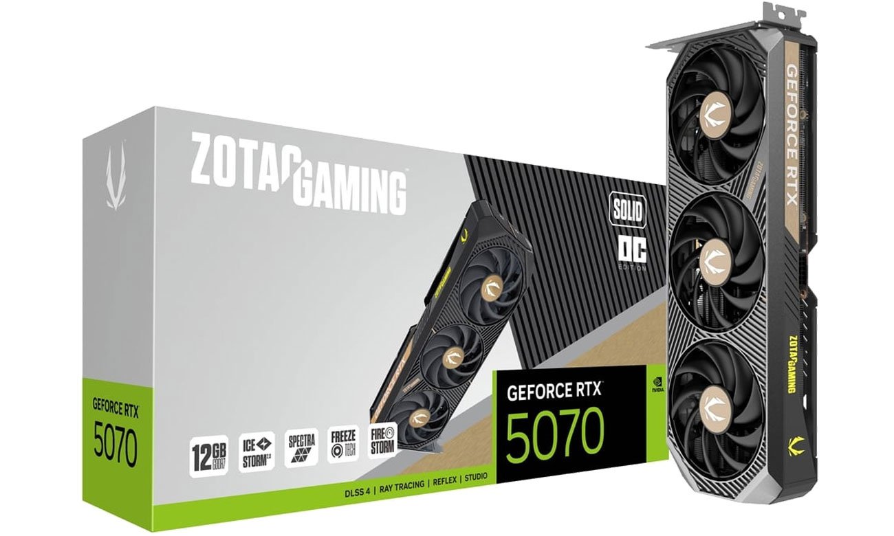 Zotac GeForce RTX 5070 Solid OC 12 GB GDDR7 DLSS4