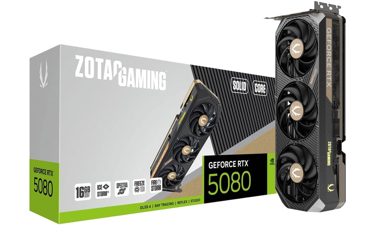 Zotac GeForce RTX 5080 Solid Core 16 GB GDDR7 DLSS4