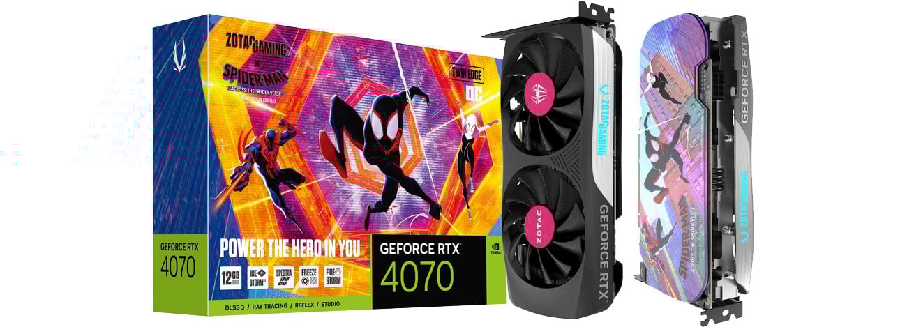 Zotac GeForce RTX 4070 Twin Edge OC SPIDERMAN 12 GB GDDR6X