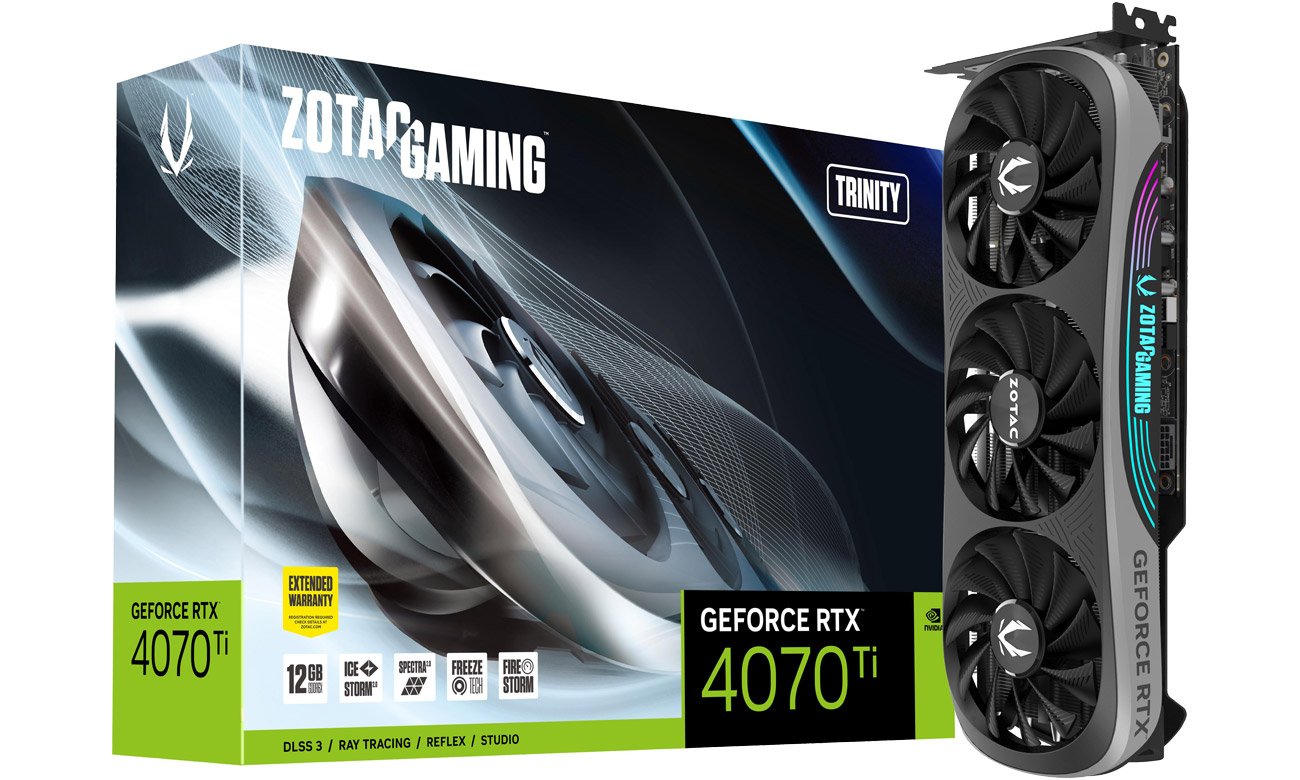 Zotac GeForce RTX 4070 Ti Gaming TRINITY 12 GB GDDR6X