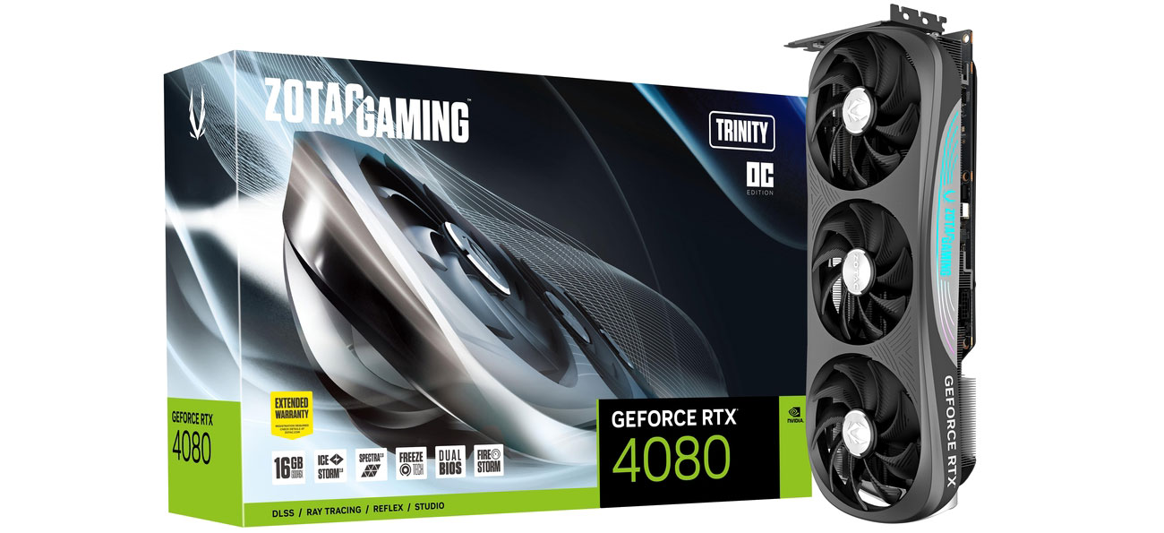 Zotac GeForce RTX 4080 Gaming Trinity OC 16 ГБ GDDR6X
