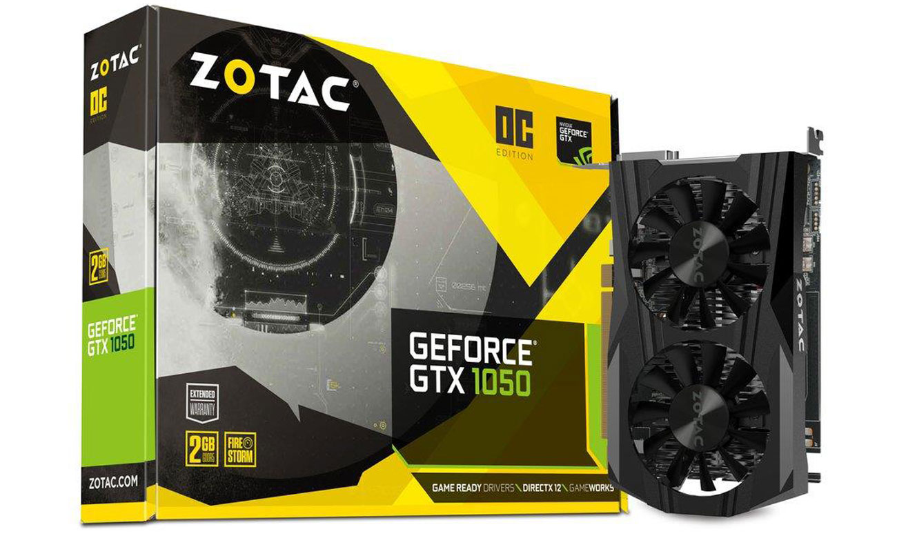 Karta graficzna Zotac GeForce GTX 1050 OC 2 GB