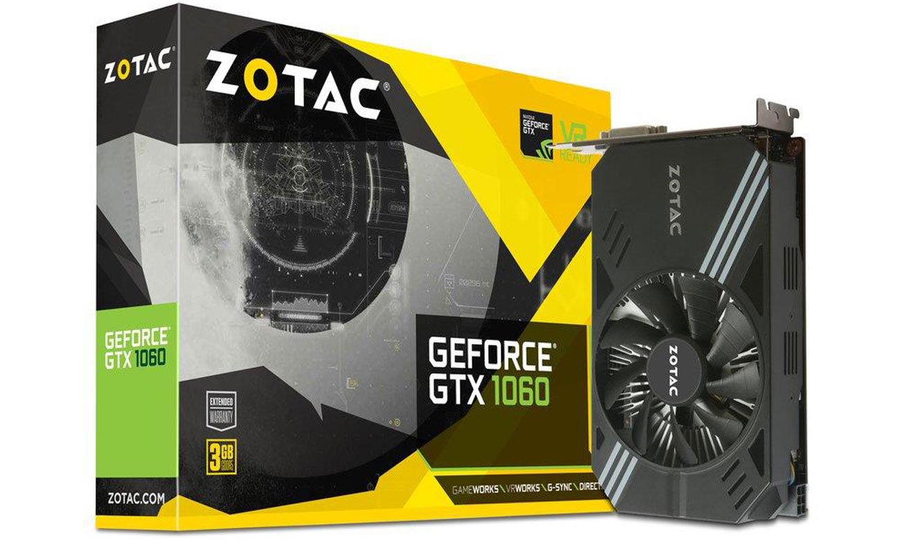 Karta graficzna Zotac GeForce GTX 1060 Mini 6 GB