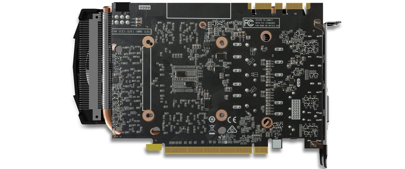 Zotac Geforce GTX 1070 Mini Backplate