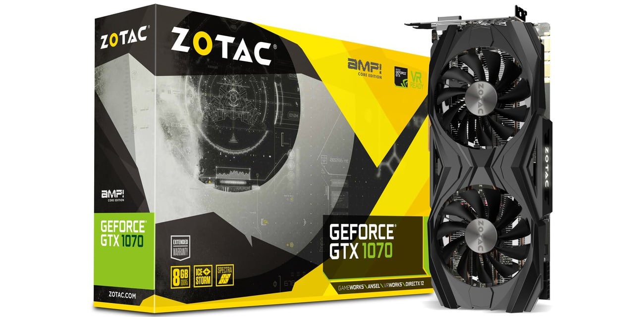 Zotac Geforce GTX 1070 AMP Core Edition 8 GB